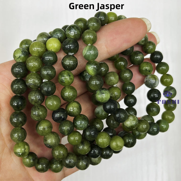 8MM 1$ Bracelets Group Natural Crystal