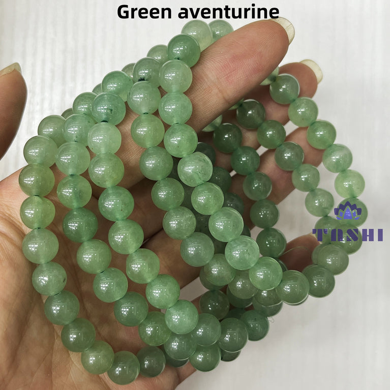 8MM 1$ Bracelets Group Natural Crystal