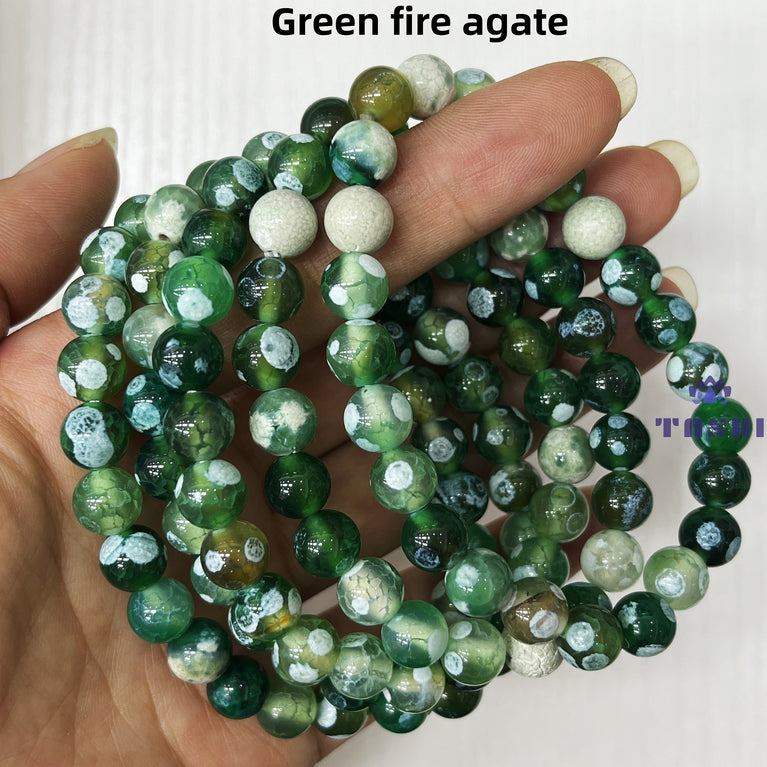 8MM 1$ Bracelets Group Natural Crystal