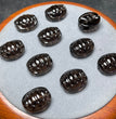 Natural Icy Obsidian Turtle Shell Jewelry Charms Beads Pendants