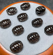 Natural Icy Obsidian Turtle Shell Jewelry Charms Beads Pendants