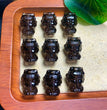 Natural Icy Obsidian Mazu Jewelry Charms Beads Pendants