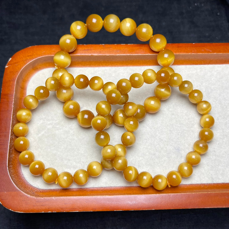 Natural High Quality Golden Tiger Eye Bracelet