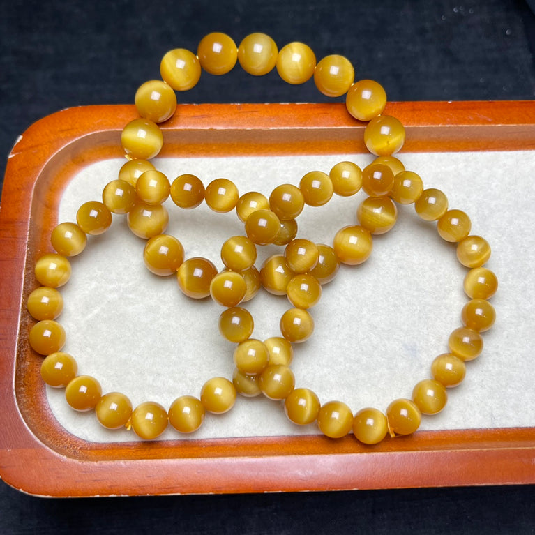 Natural High Quality Golden Tiger Eye Bracelet