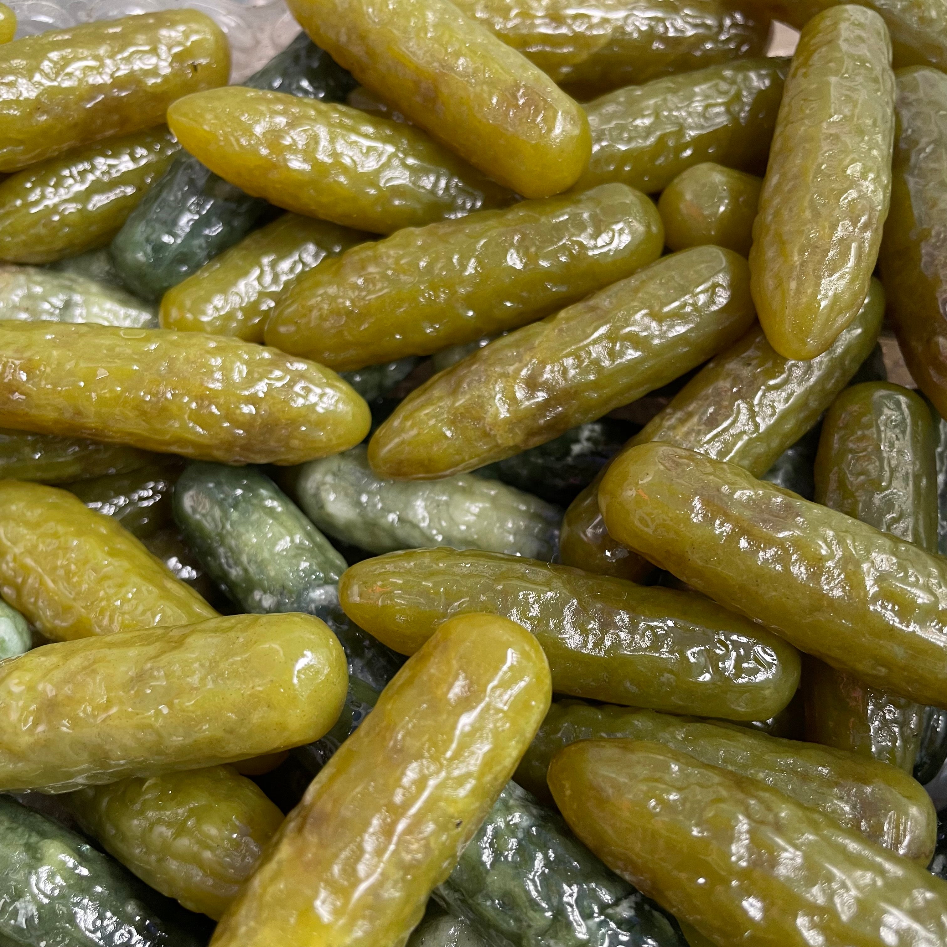 4CM Mini Pickled Cucumber Carving Gift Decor Wholesale