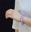 Pink Selenite Cat Eye Flash Bracelets