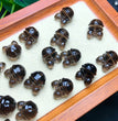 Natural Icy Obsidian Jiggle Bell Jewelry Charms Beads Pendants