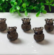 Natural Icy Obsidian Watermelon Pig Jewelry Charms Beads Pendants