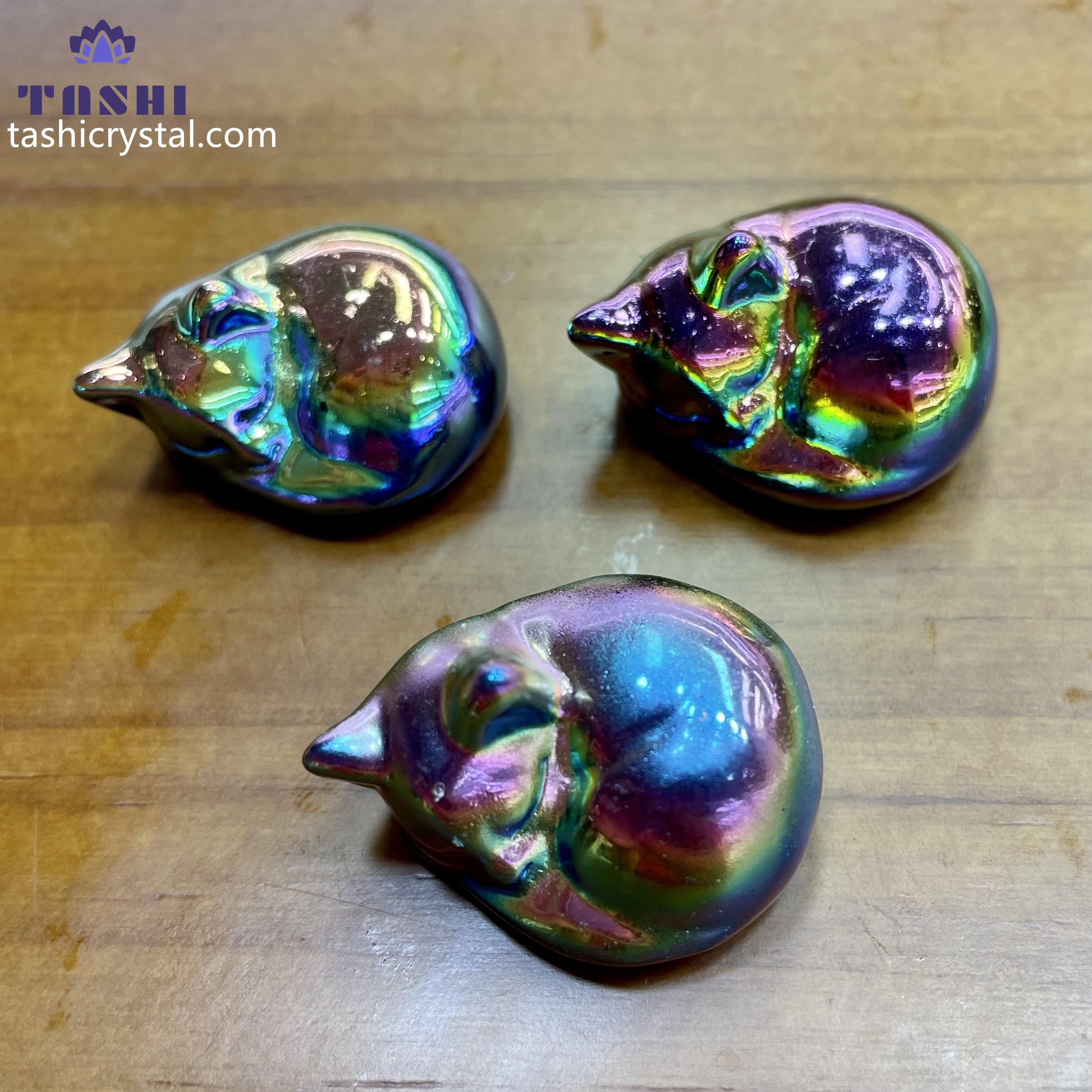 3CM Sleeping Cat Mini Carving Decor Wholesale