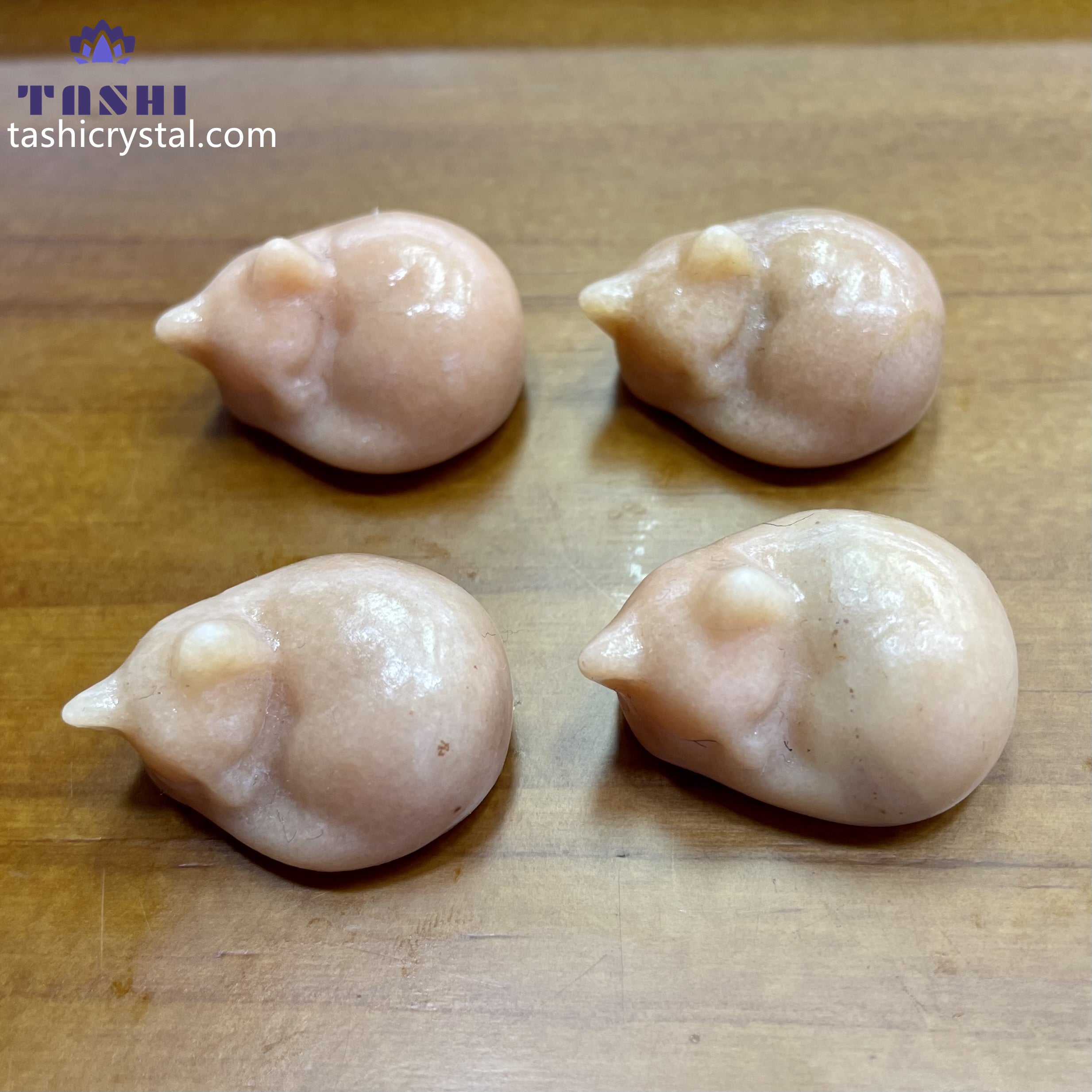 3CM Sleeping Cat Mini Carving Decor Wholesale