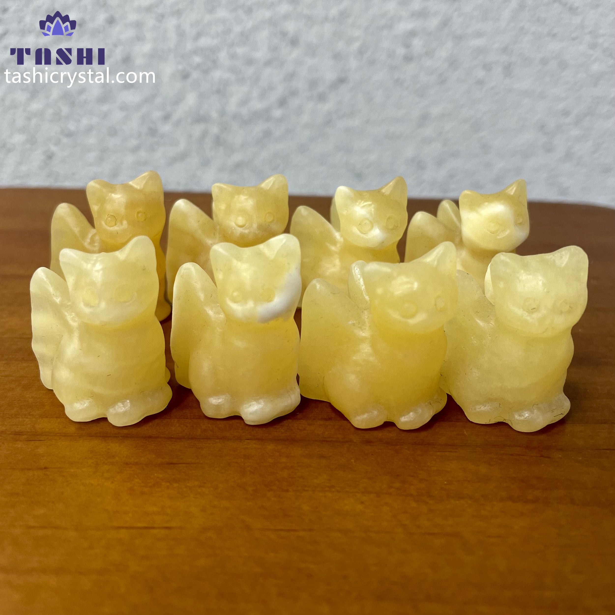 3CM Angel Wing Cat Mini Carving Gift Decor Wholesale