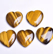 Natural High Quality South African Yellow Tiger Eye Heart Pendant