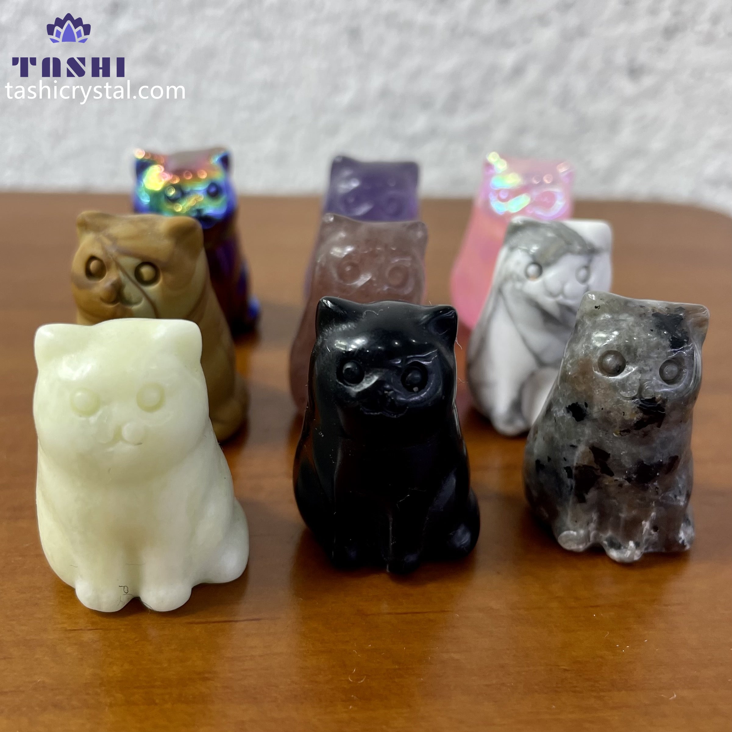 3CM Fat Cat Mini Carving Gift Decor Wholesale