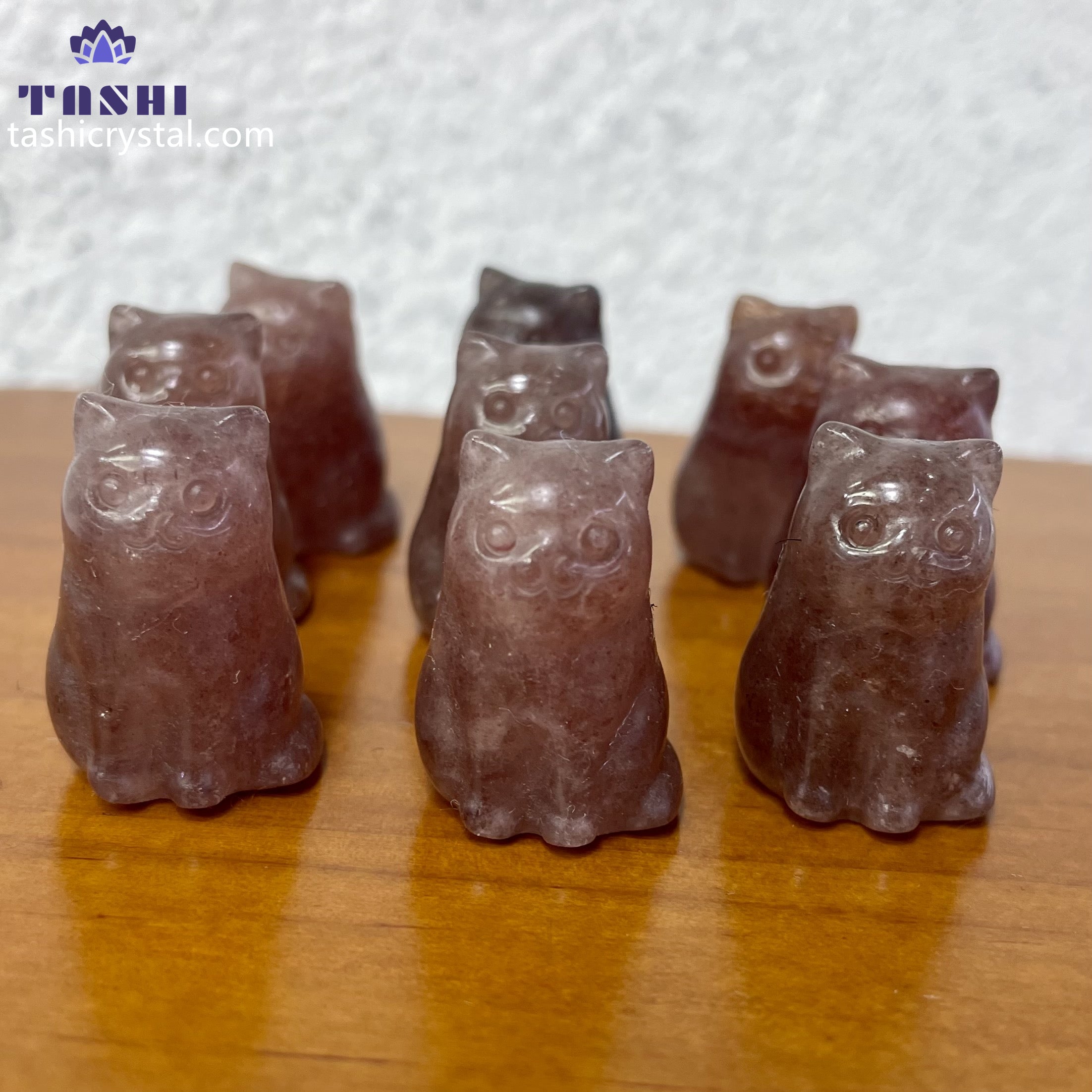 3CM Fat Cat Mini Carving Gift Decor Wholesale