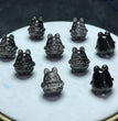 Natural Silver Sheen Obsidian Gummy Bear Jewelry Charms Beads Pendants