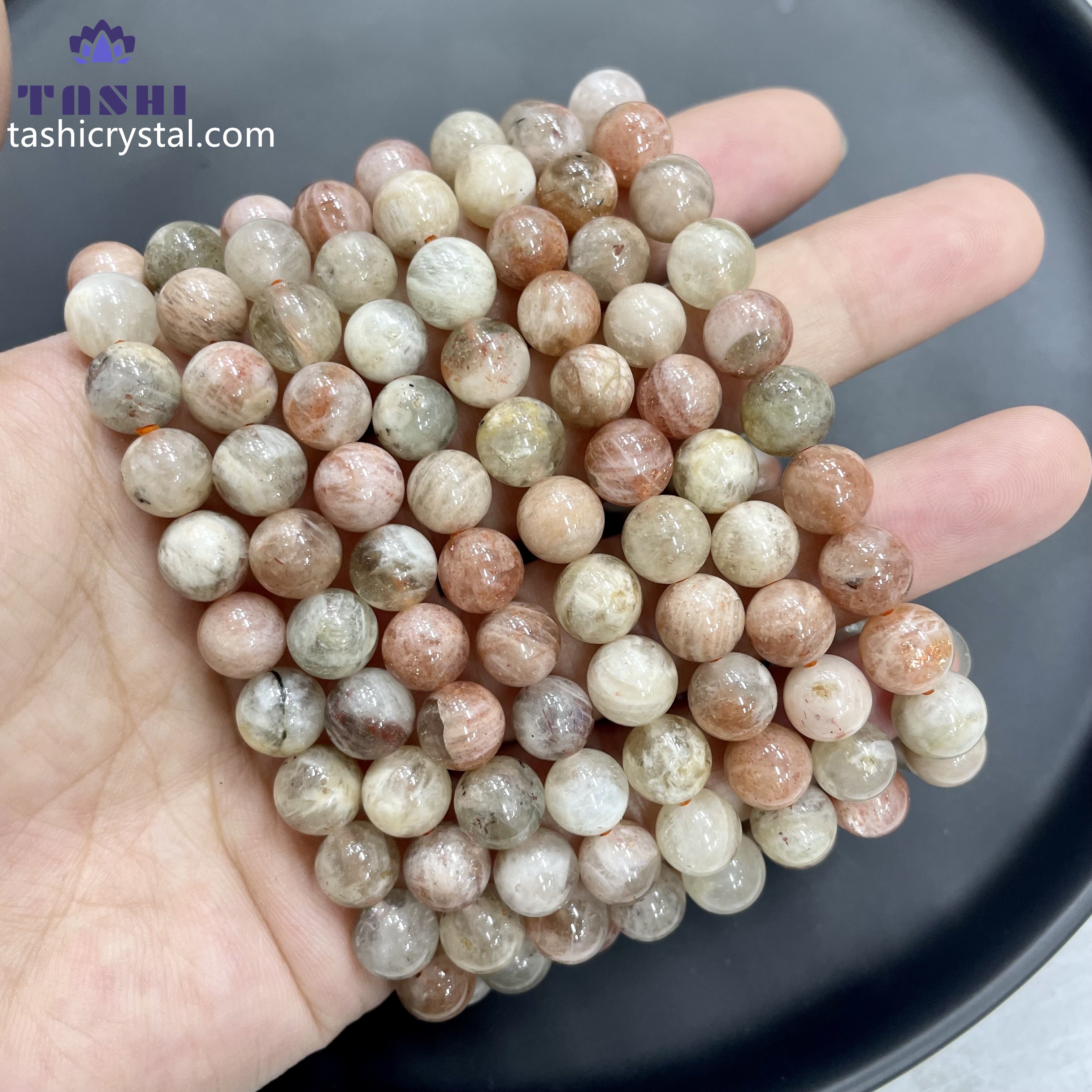 8mm Arusha Bracelets Round Beaded Bracelets Stretch Beads