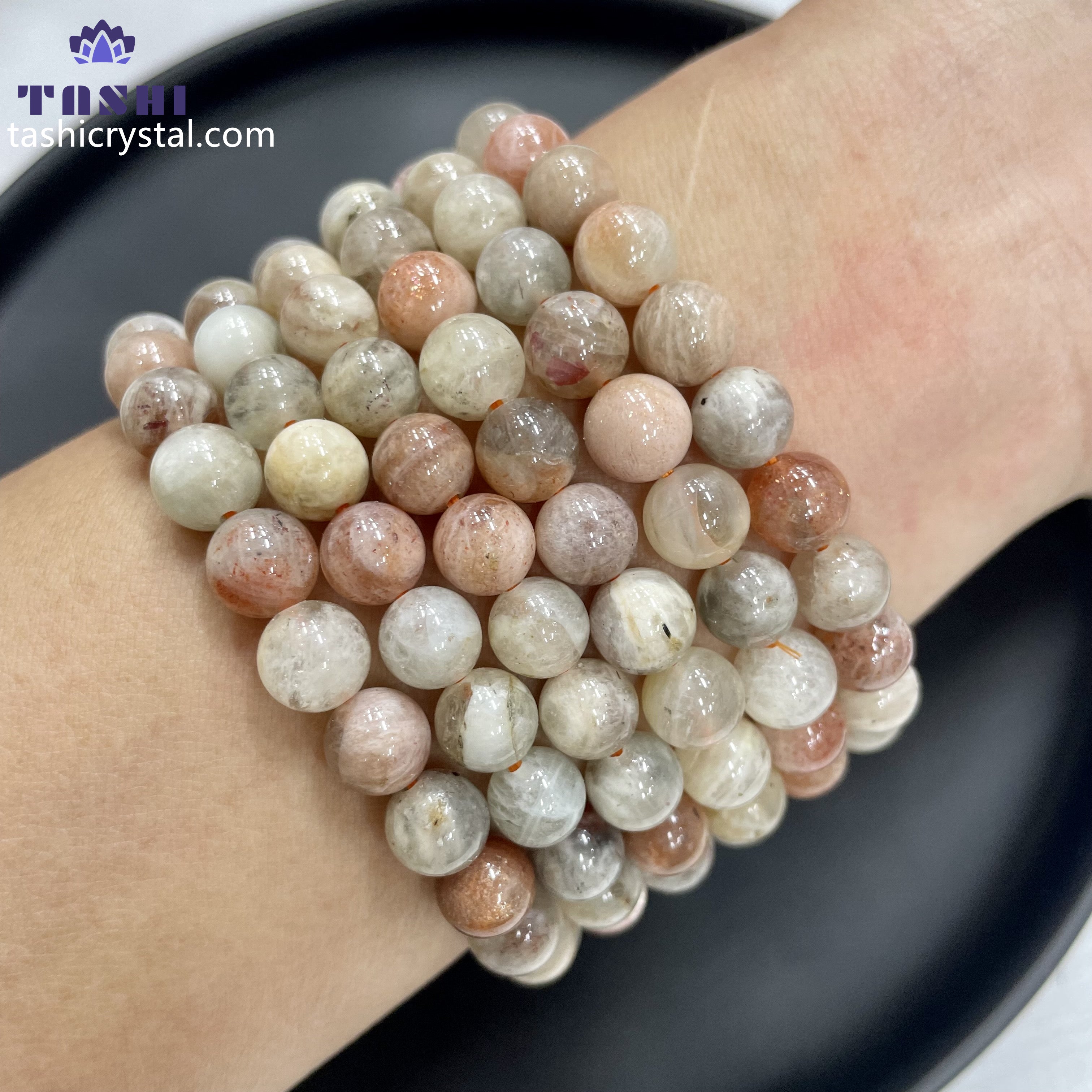 8mm Arusha Bracelets Round Beaded Bracelets Stretch Beads