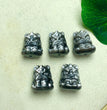 Natural Silver Sheen Obsidian Dancing Lion Jewelry Charms Beads Pendants