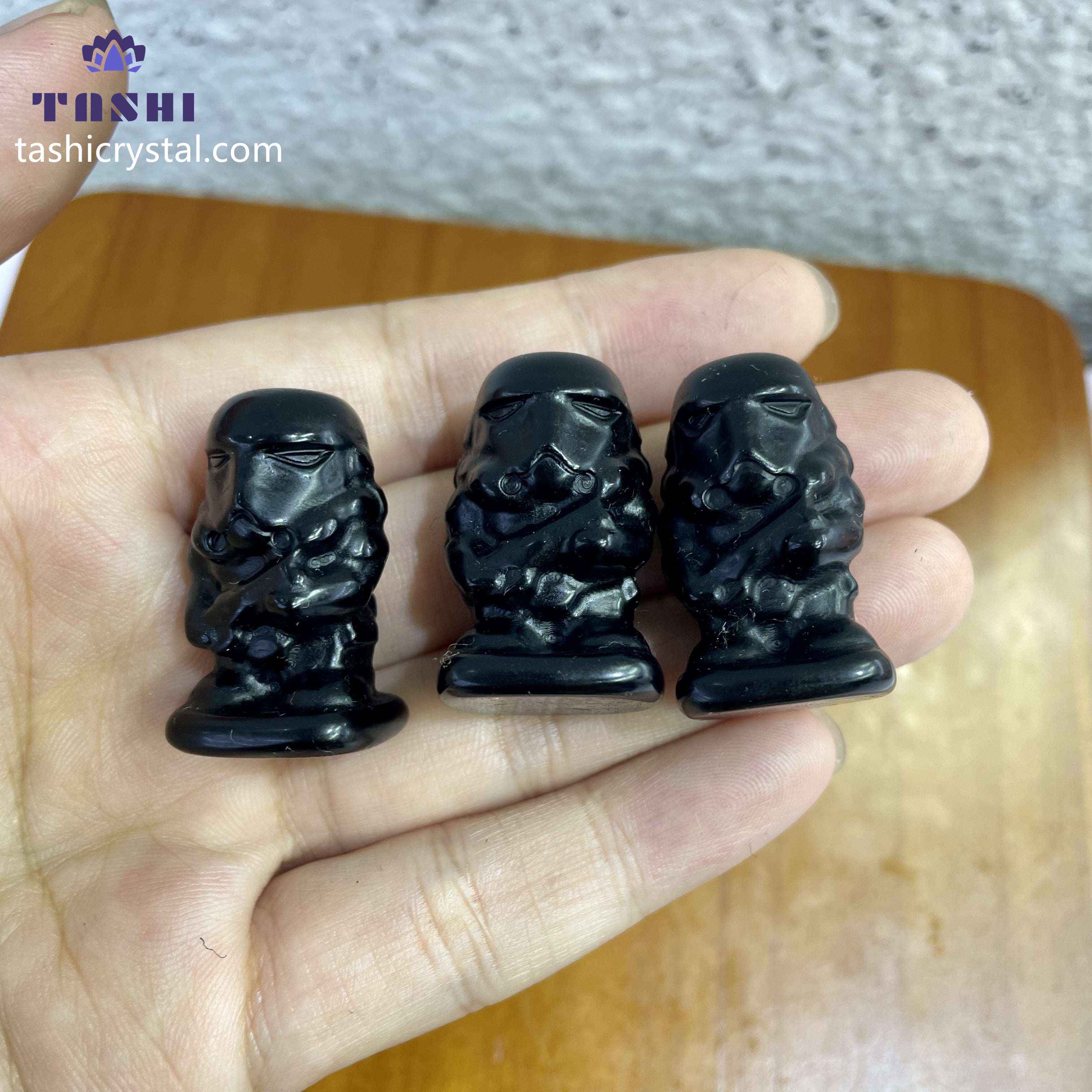 3CM Star Wars Characters Mini Carving Gift Decor Wholesale