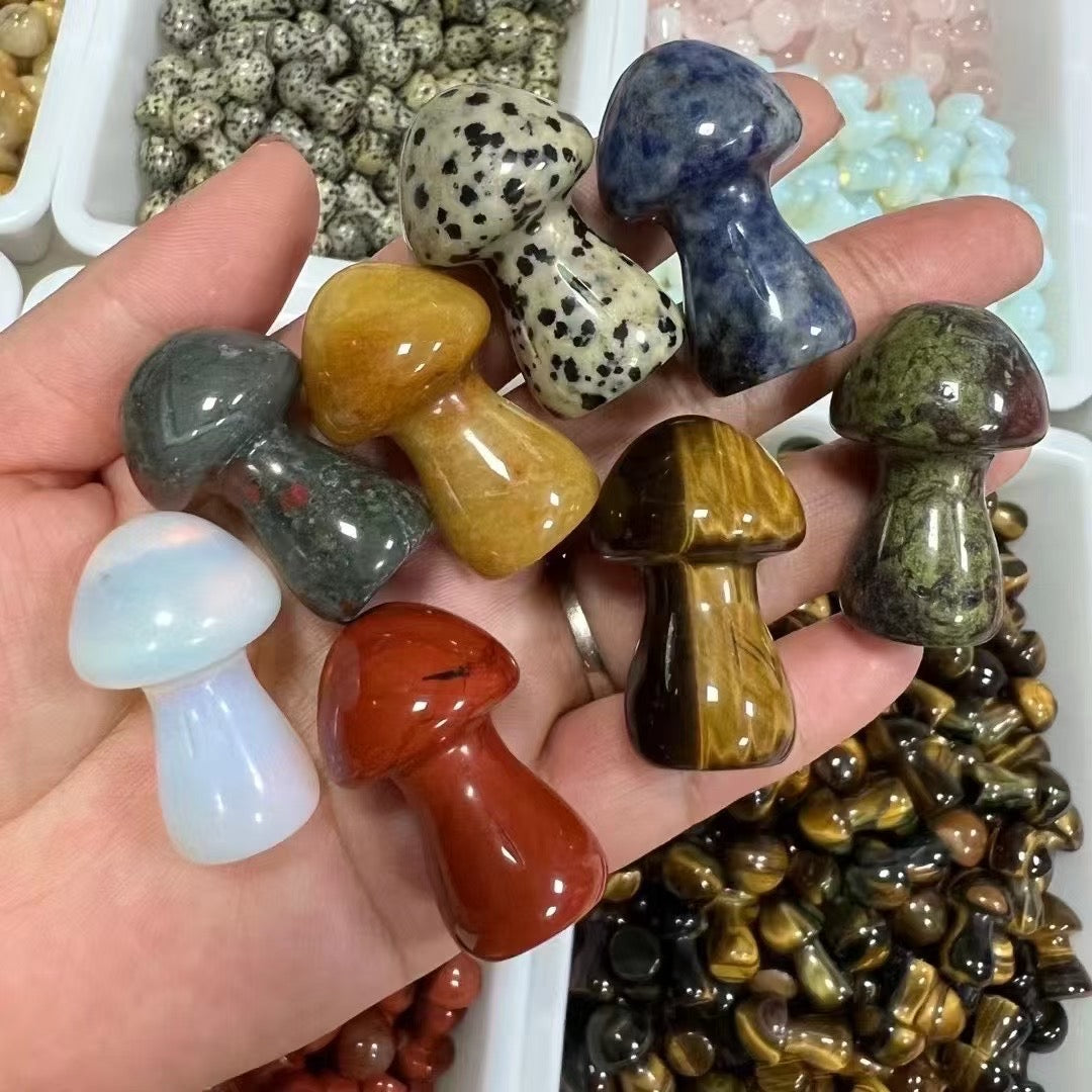 3.5CM Mini Mushroom Carving