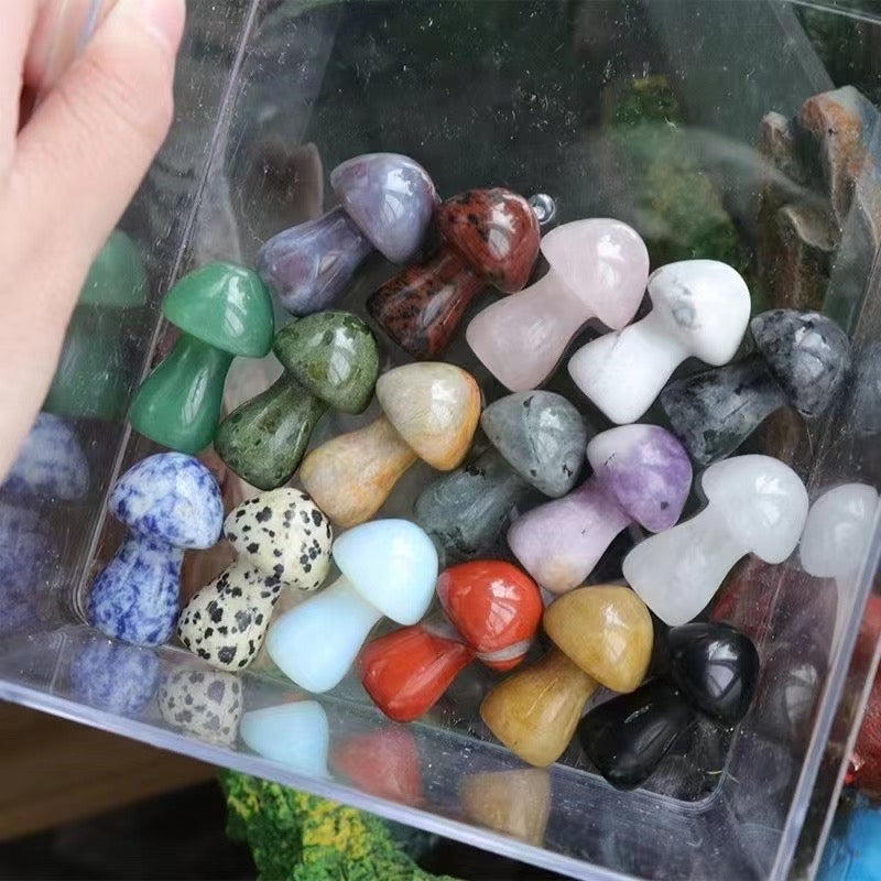 3.5CM Mini Mushroom Carving