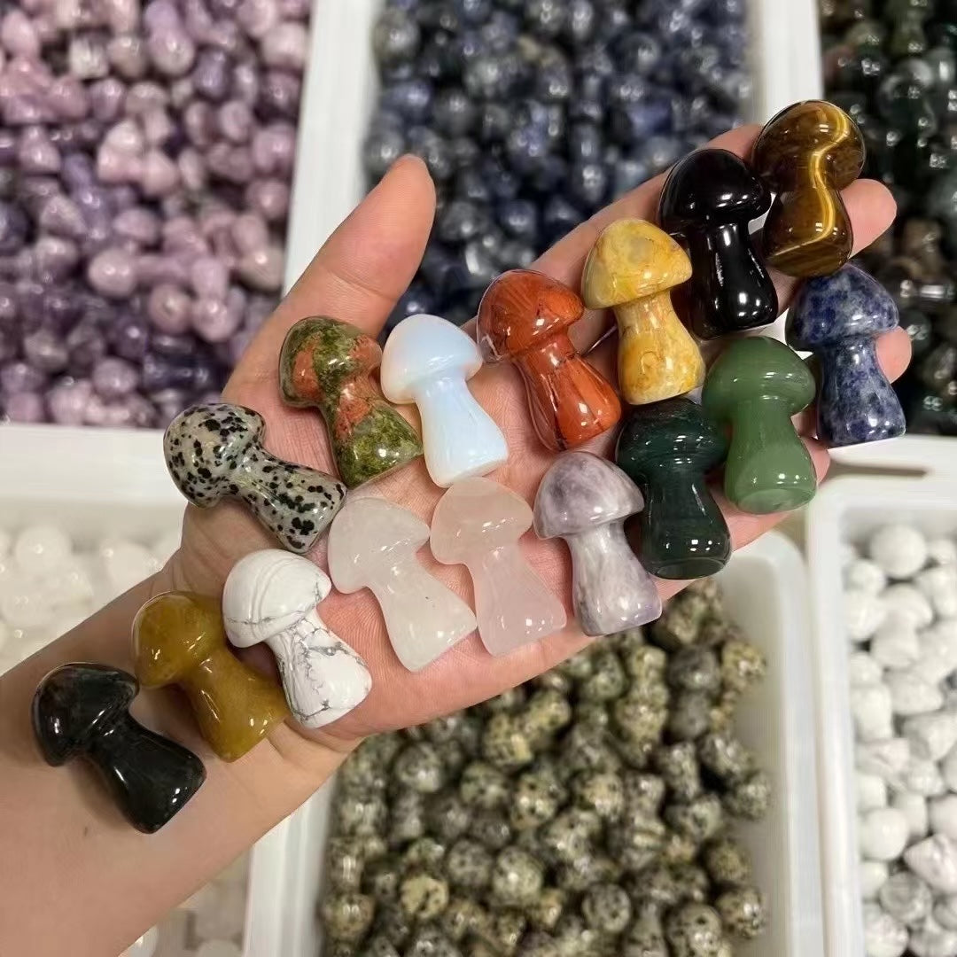 3.5CM Mini Mushroom Carving