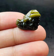 Mini Golden Sheen Obsidian Dragon Head Carvings Confetti Jewelry Charms