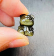 Mini Golden Sheen Angel Bear Carvings Confetti Jewelry Charms