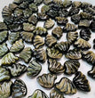 Mini Golden Sheen Obsidian Butterfly Wings Carvings Confetti Jewelry Charms