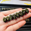 Mini Golden Sheen Obsidian Bow Carvings Confetti Jewelry Charms