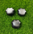 4CM Mini Silver Sheen Obsidian Cat Paw Pawprint Natural Strong Flash