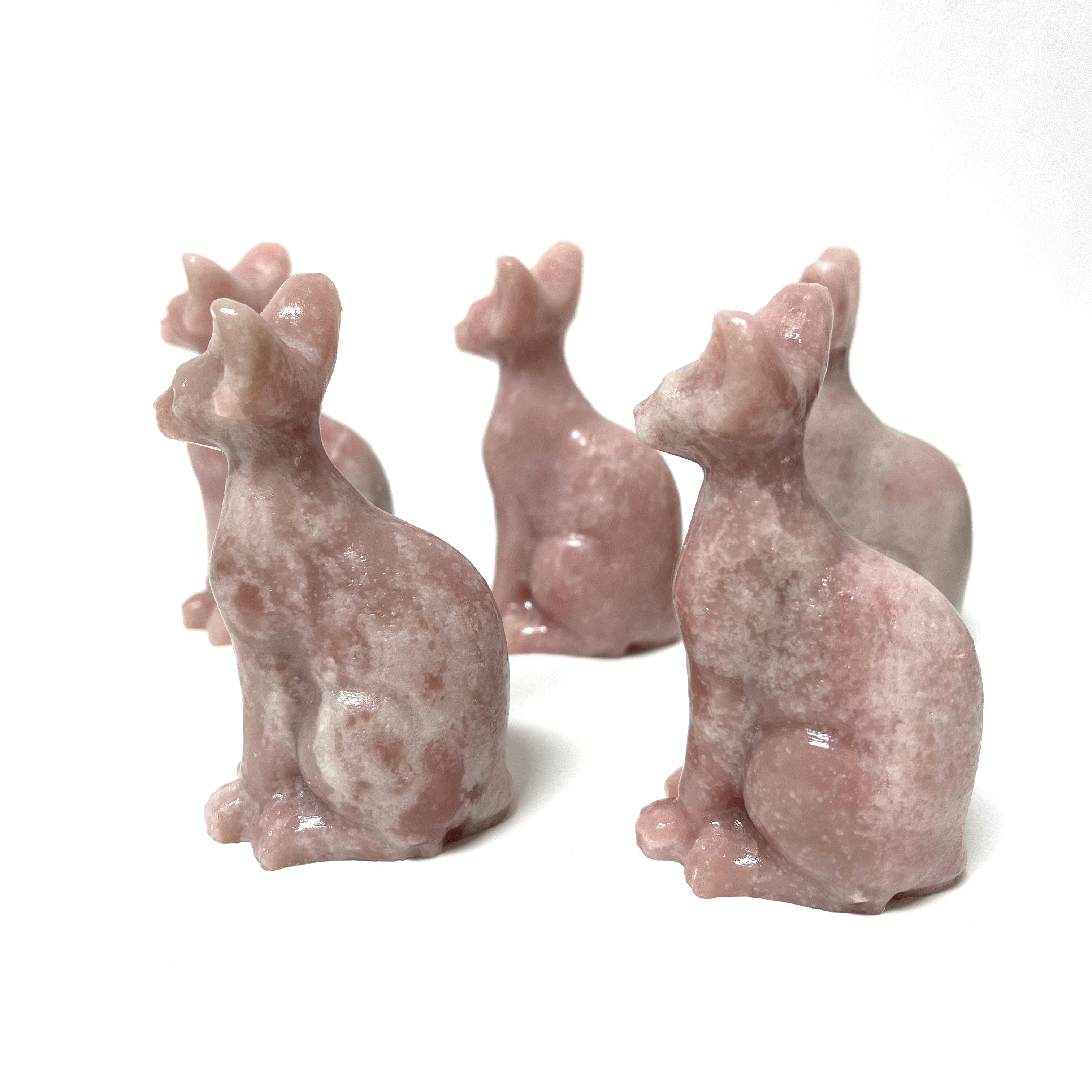 8CM Sphynx Cat Egyptian Cat Carving