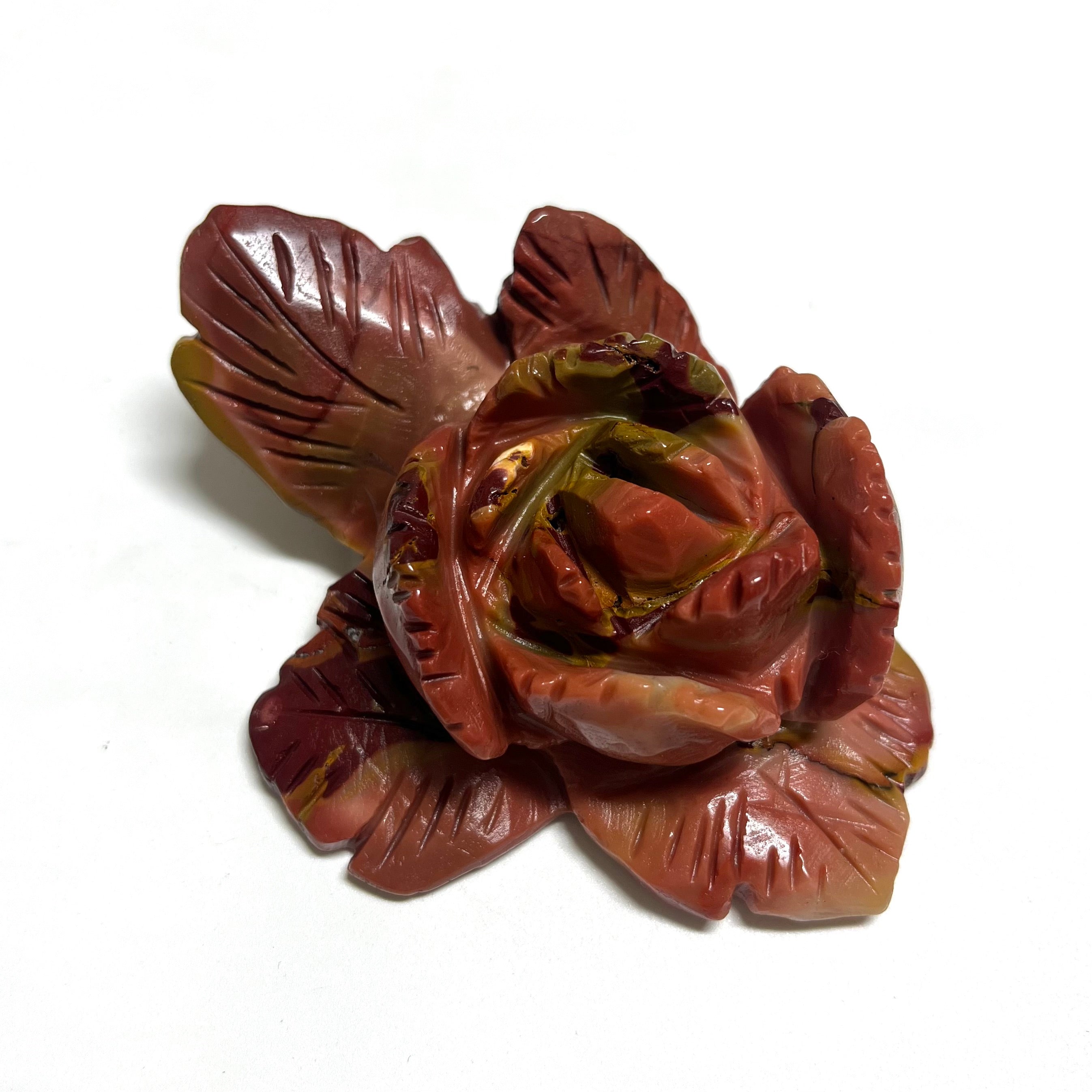 Mookite Hand Carved Flower Carving