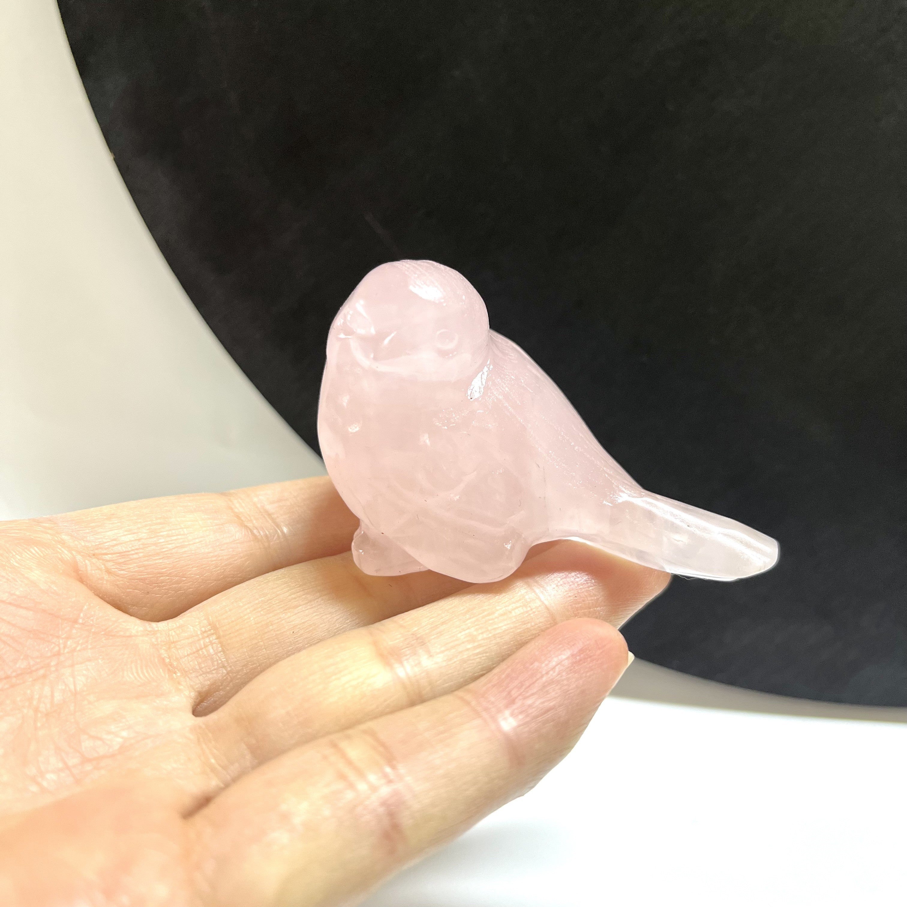 7CM Natural Stone Bird Carving