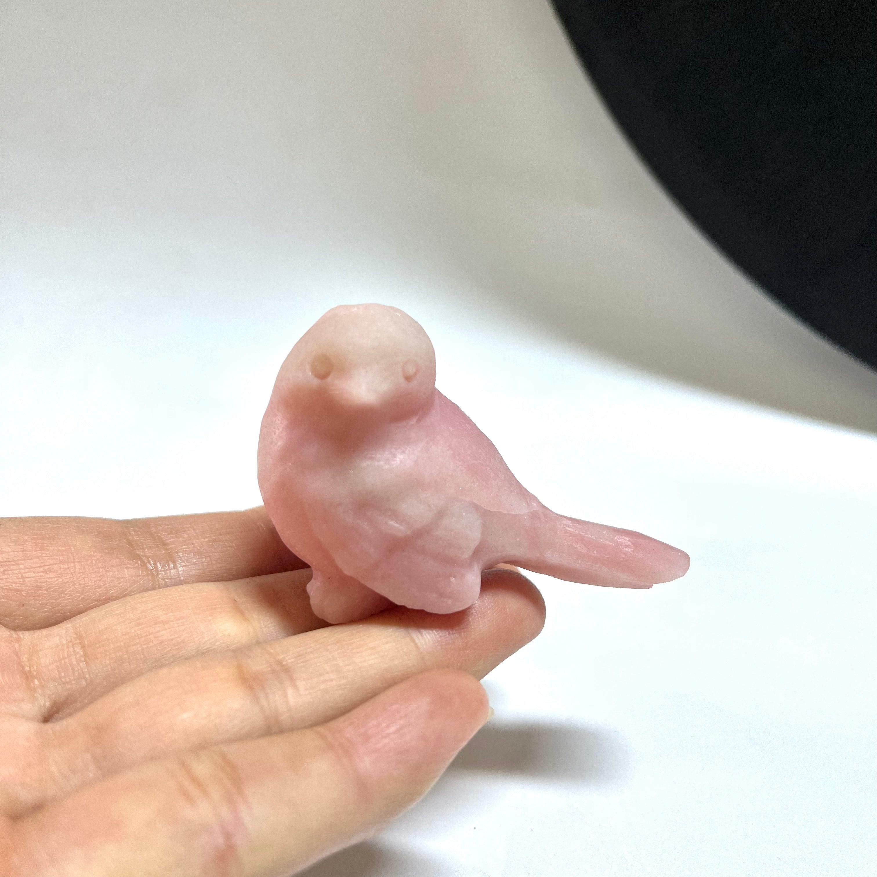 7CM Natural Stone Bird Carving