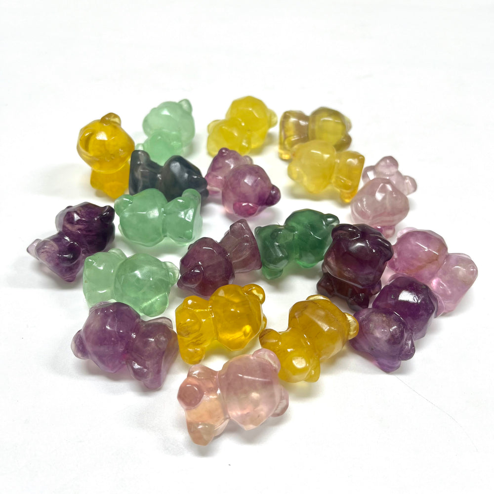 Mini Candy Fluorite Faceted Gummy Bear