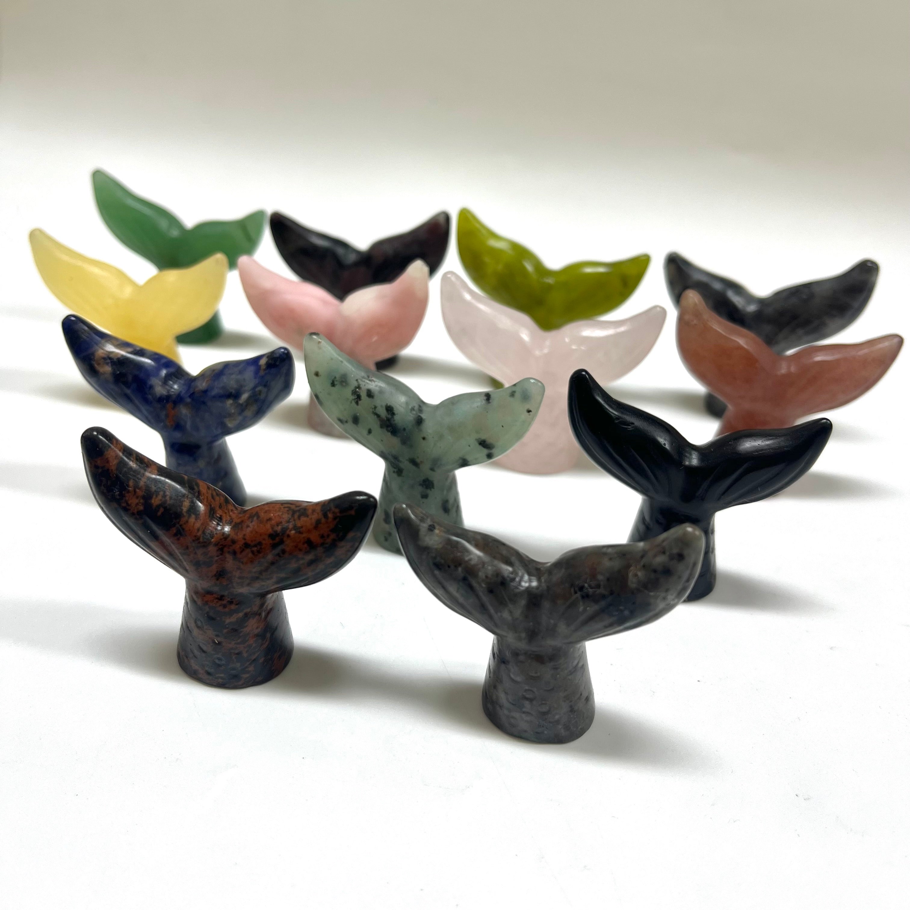 4CM Mini Mermaid Tail Carving