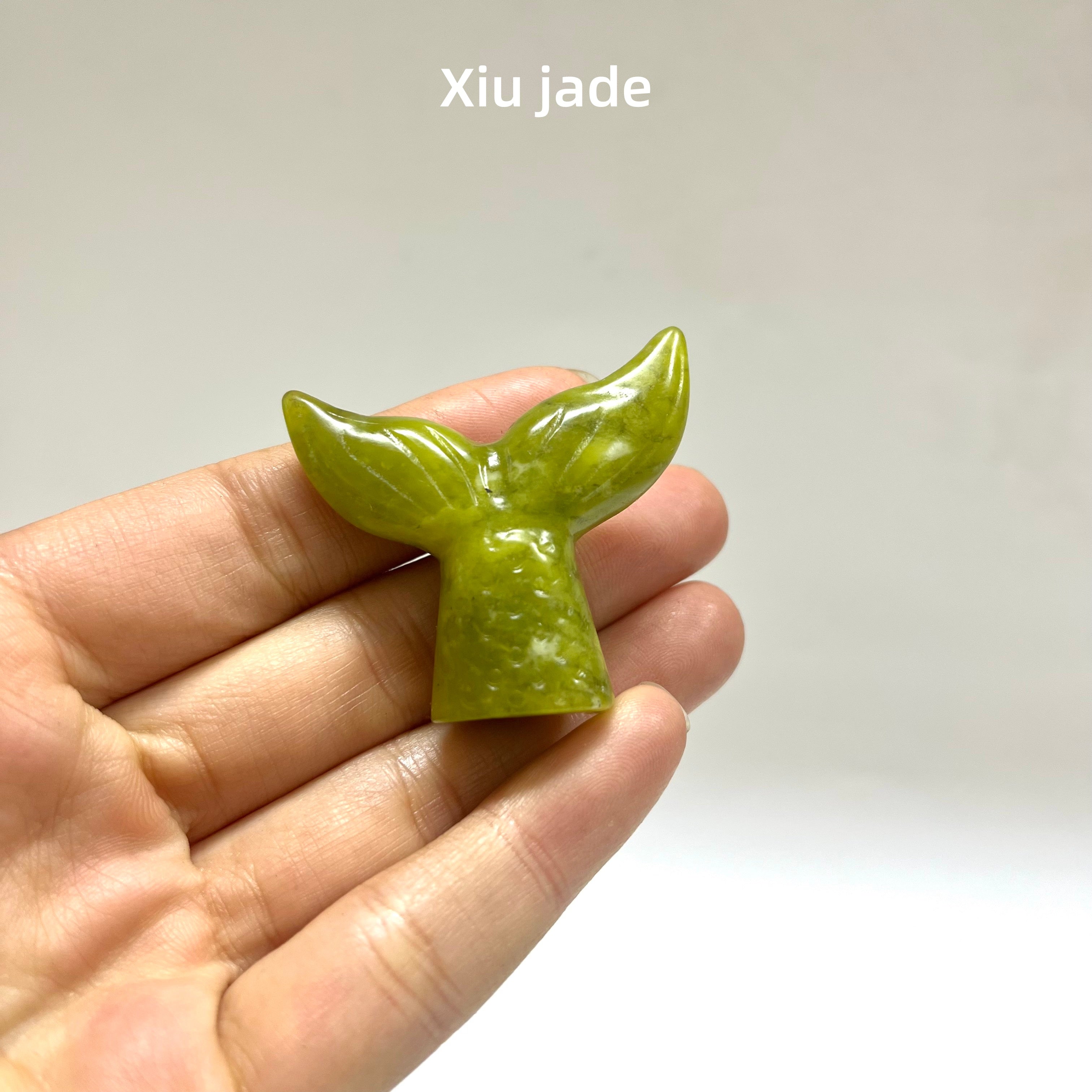 4CM Mini Mermaid Tail Carving