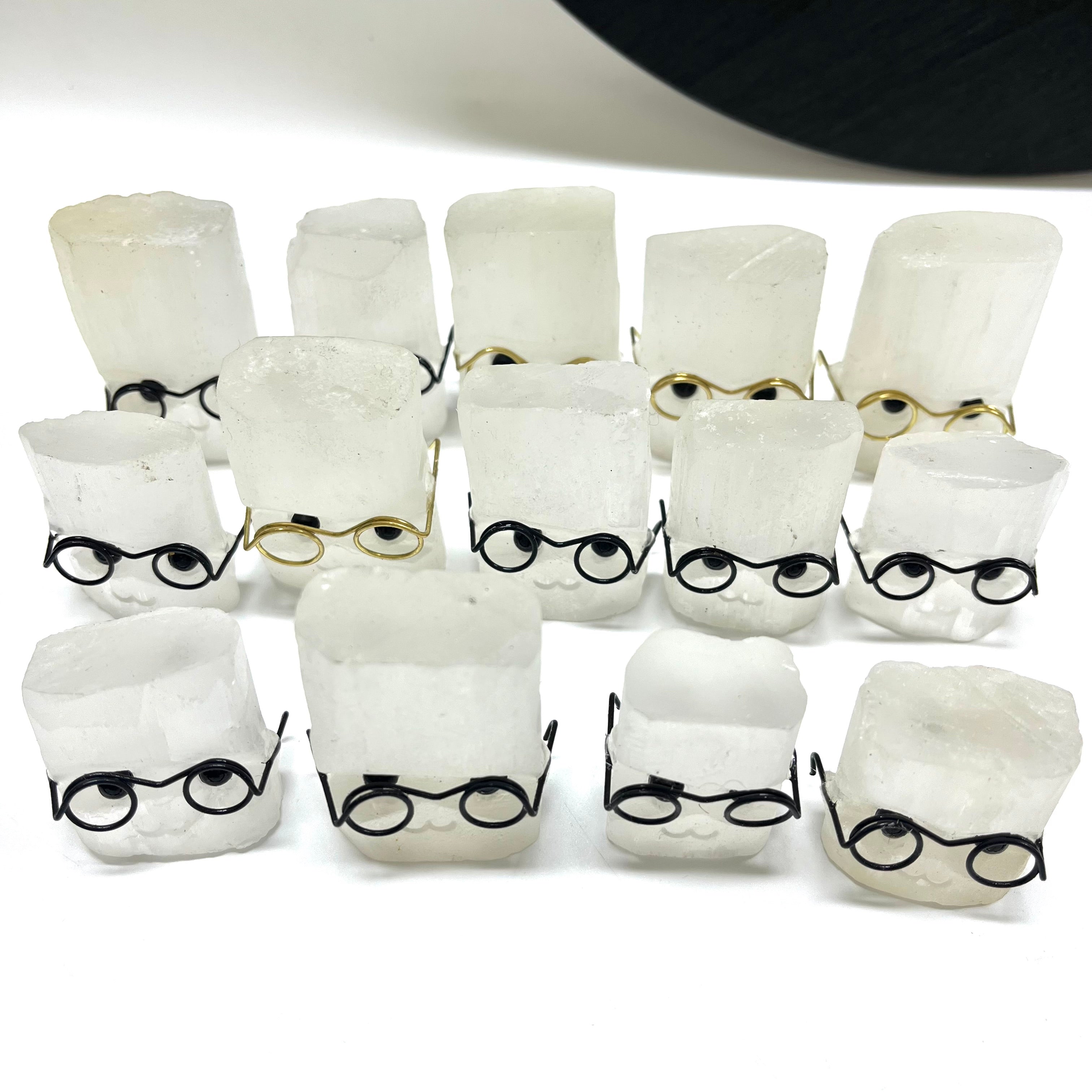 Natural Selenite Baby Groot Pet Rocks