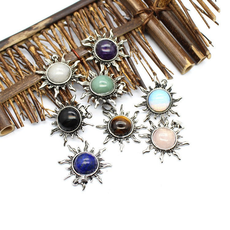 Crystal Flaming Sun Pendant Wholesale