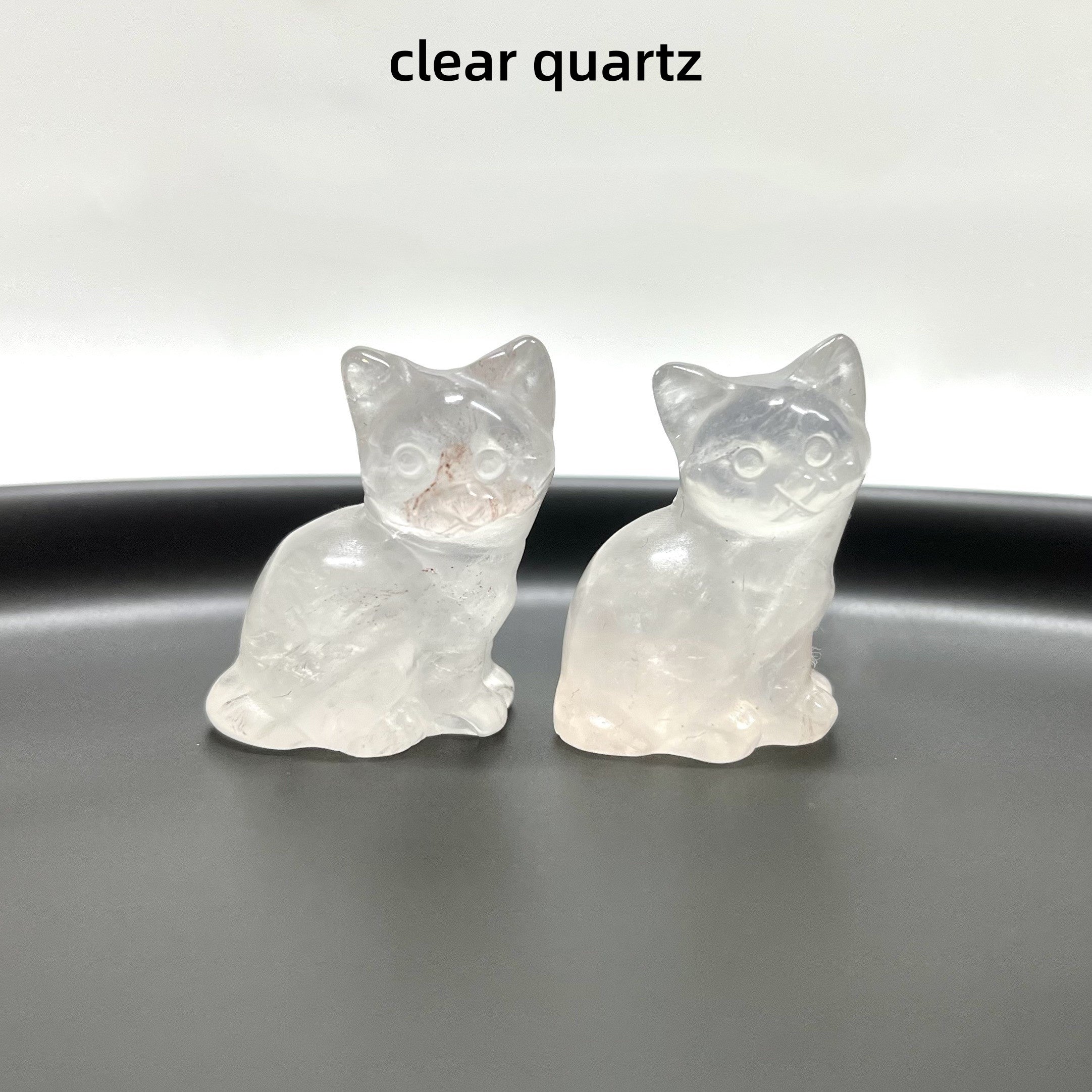 3CM Mini Sitting Cat Carving