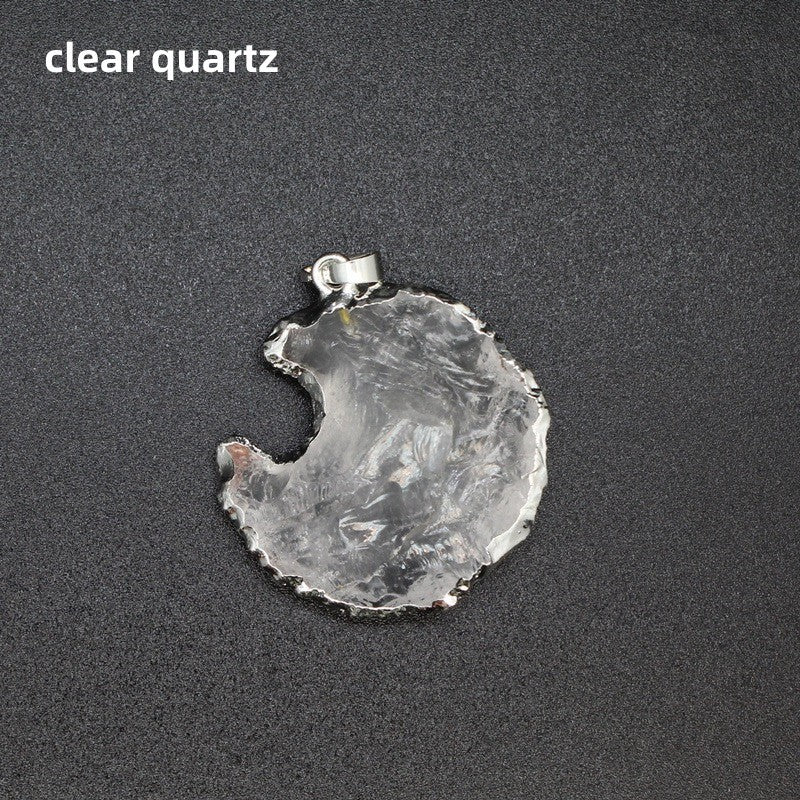 Raw Cut Moon Star Sword Heart Pendant Necklace Wholesale