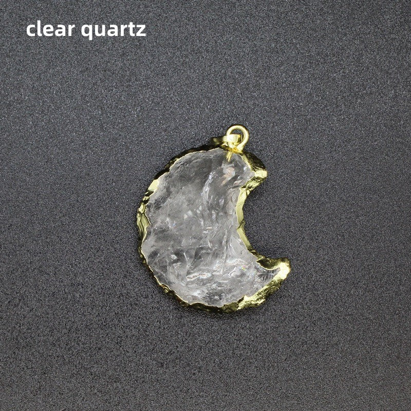 Raw Cut Moon Star Sword Heart Pendant Necklace Wholesale