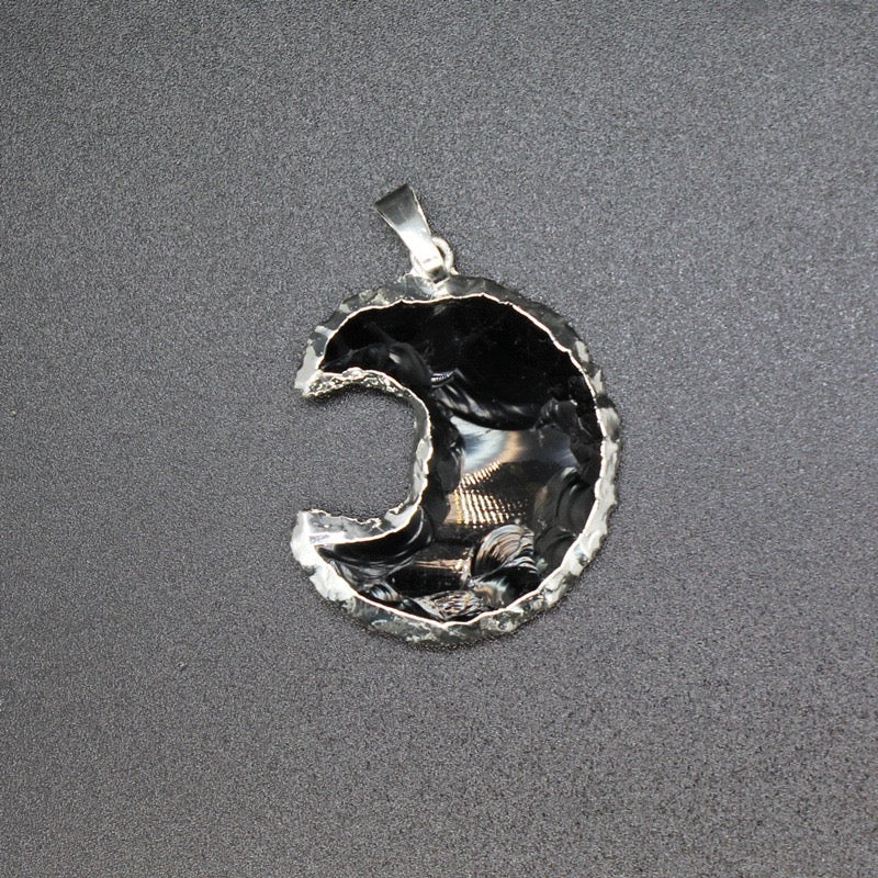 Raw Cut Moon Star Sword Heart Pendant Necklace Wholesale