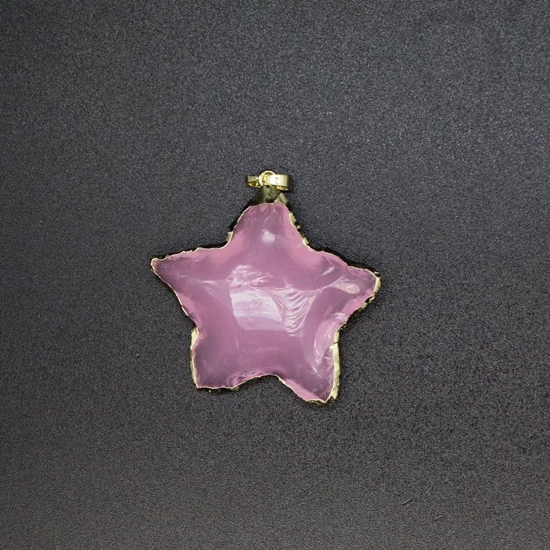 Raw Cut Moon Star Sword Heart Pendant Necklace Wholesale