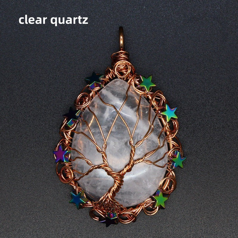 Wire Wrapped Crystal Teardrop Wholesale