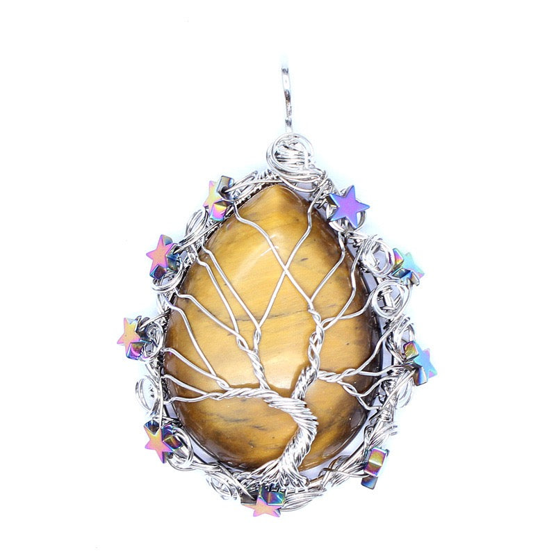 Wire Wrapped Crystal Teardrop Wholesale