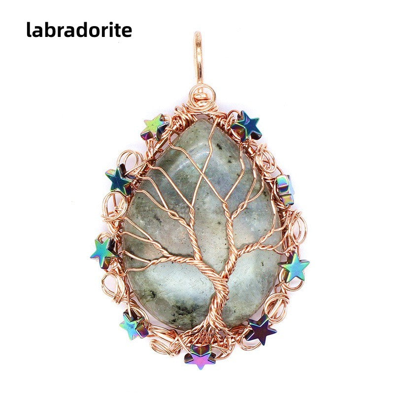 Wire Wrapped Crystal Teardrop Wholesale