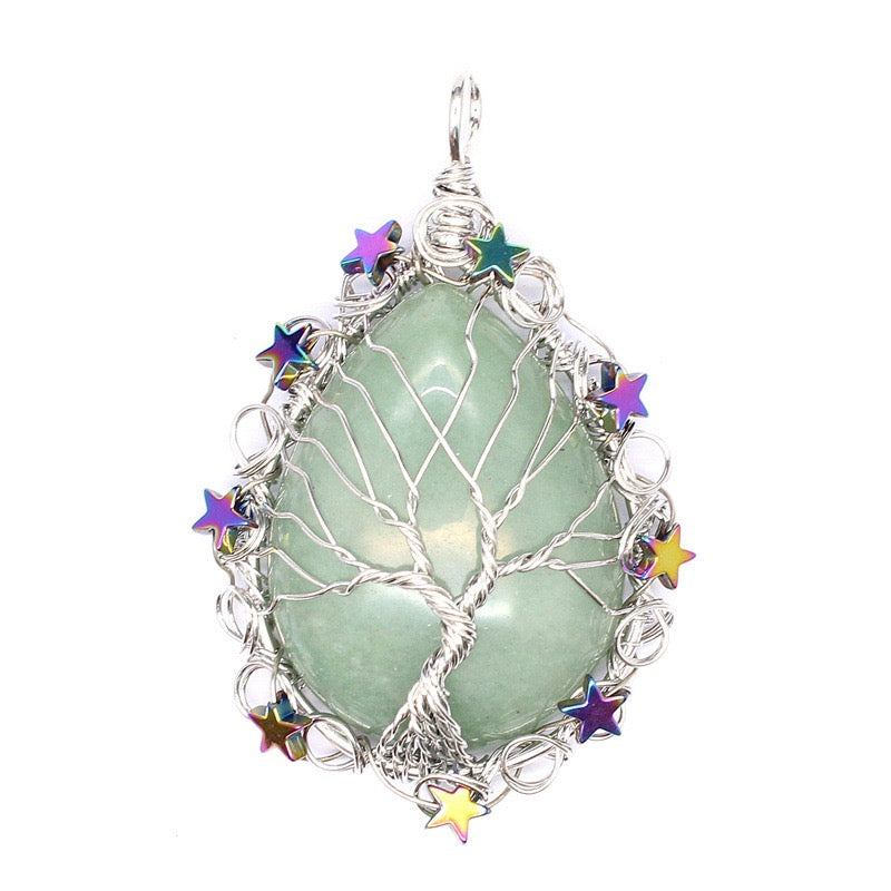 Wire Wrapped Crystal Teardrop Wholesale