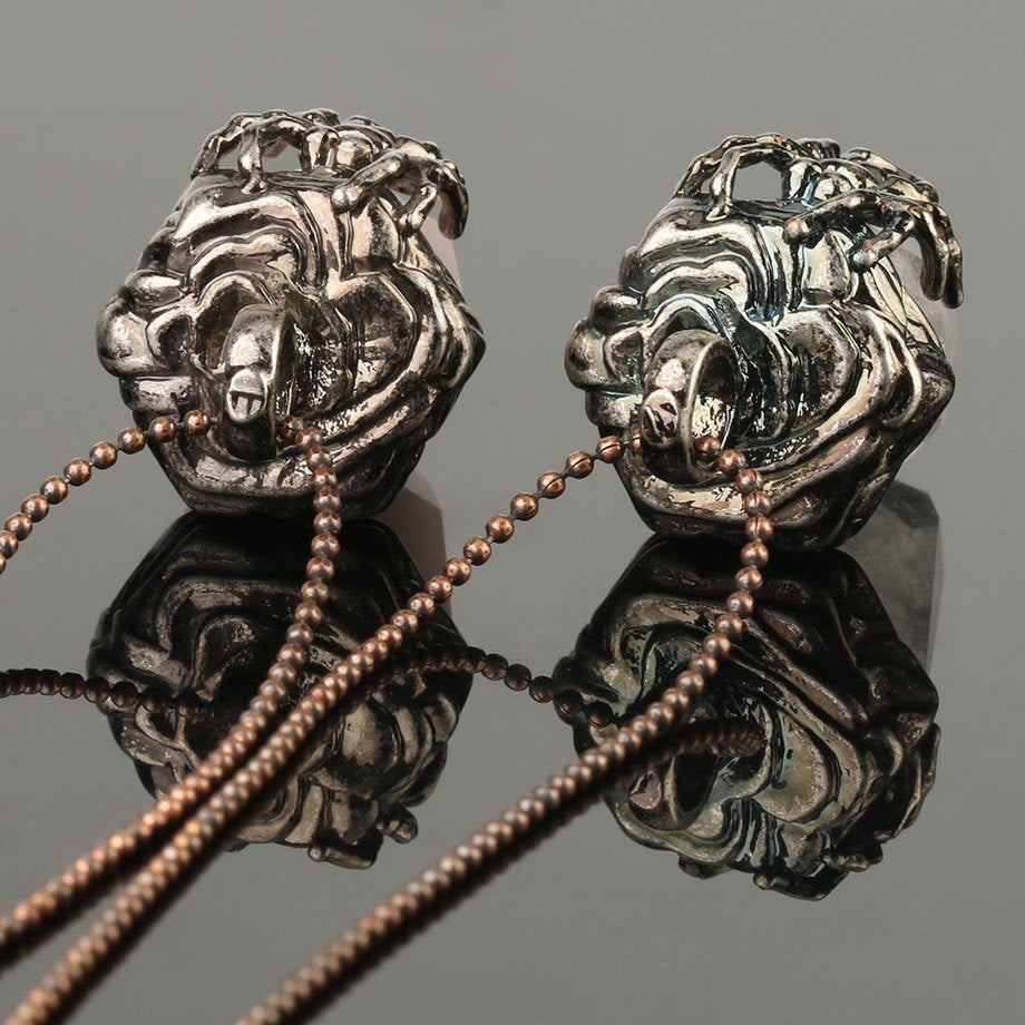 Spider Crystal Point Pendant Necklace